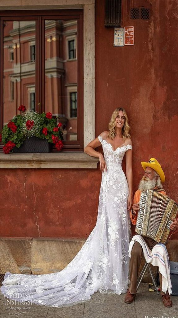 helena kolan wedding dress