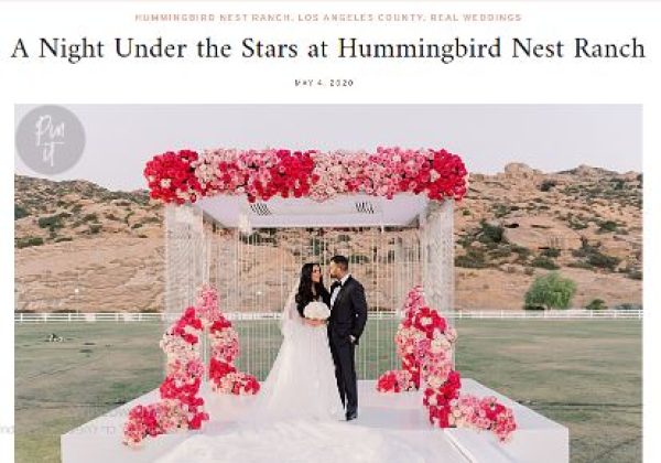 Wedding at Hummingbird Nest Ranch